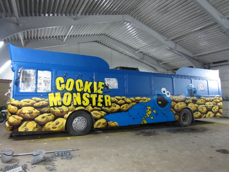 cookie monster bus - 2011