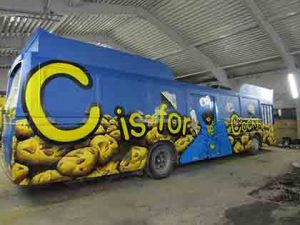 Cookie Monster Bus