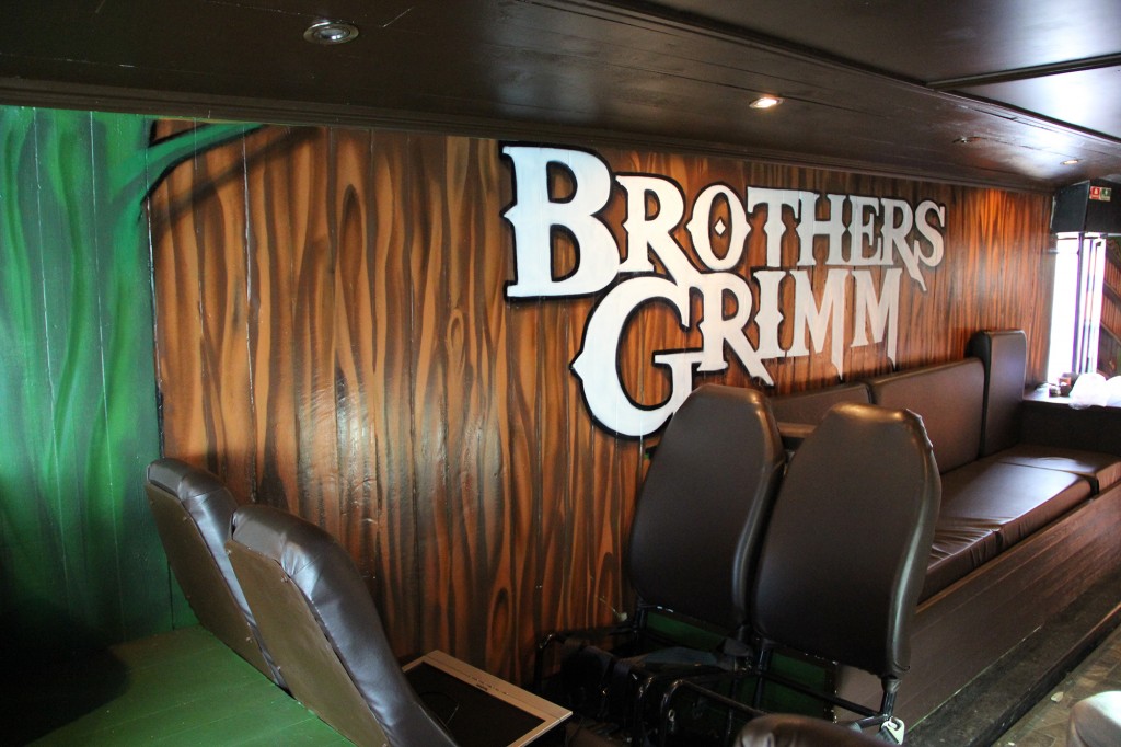 Brothers Grimm bus interior & exterior design