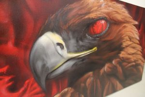 UF 97 Mascot fan art on canvas
