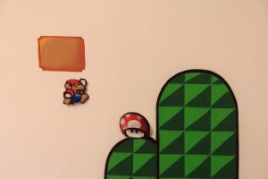 Super Mario Bros, Interior. Kids Room.