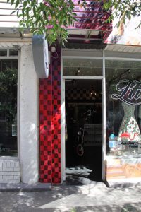 Kitty Rose Shop front graffiti signage