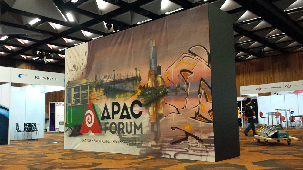Apac street art convention graffiti mural