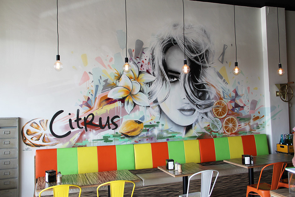 Citrus Cafe Street Art