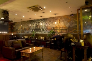 Buddhas Belly Restaurant Feature Wall