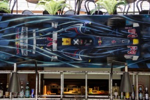 Savoy x F1 Red Bull Party Graffiti