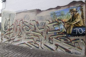 Australia Post Graffiti Art Mural