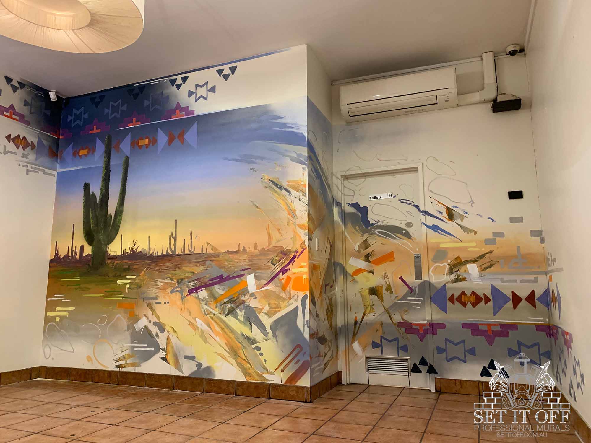 Mexican Restaurant Interior Wall Art_Boronia_1