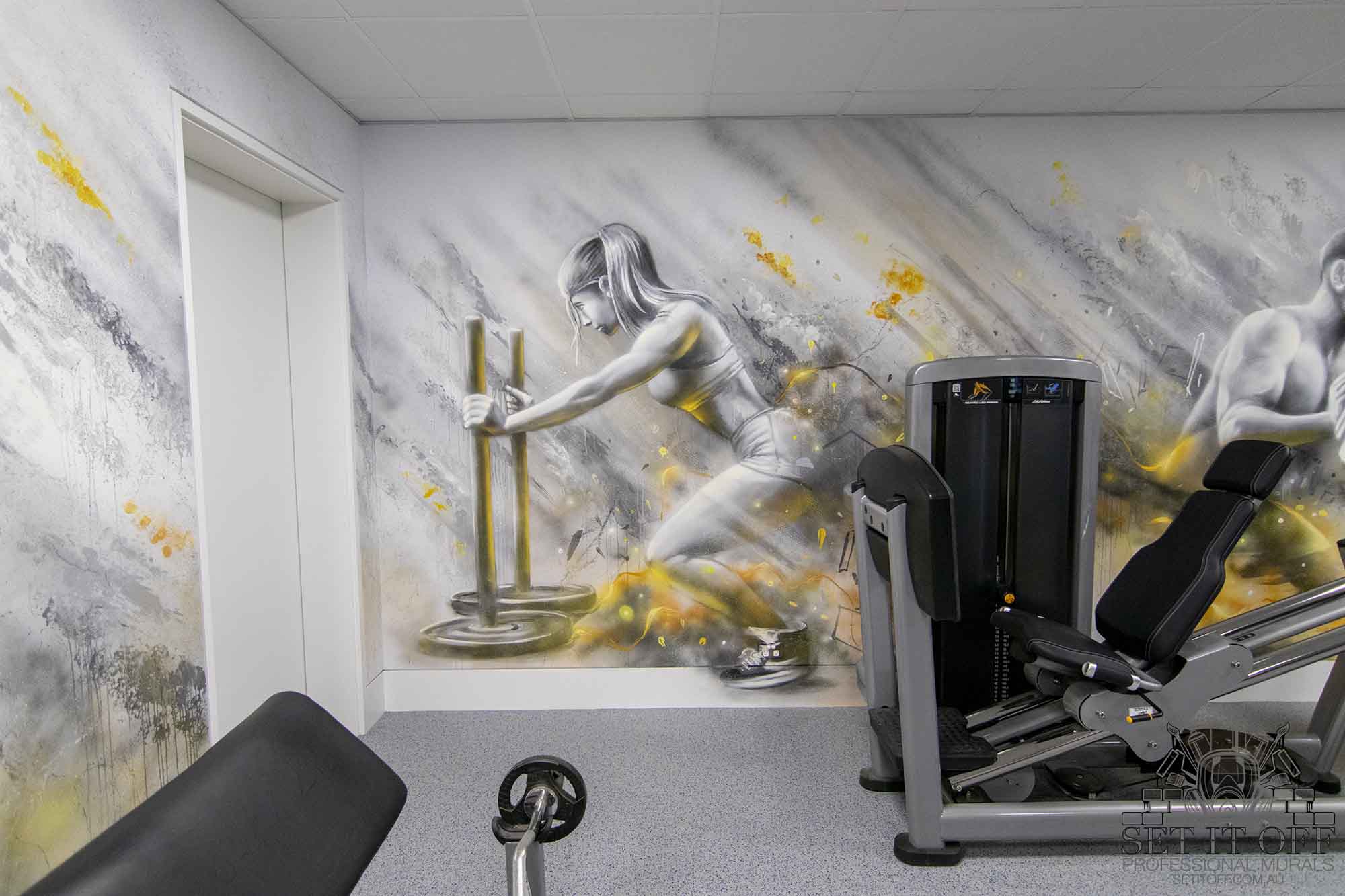 Gym Interior Wall Art 4